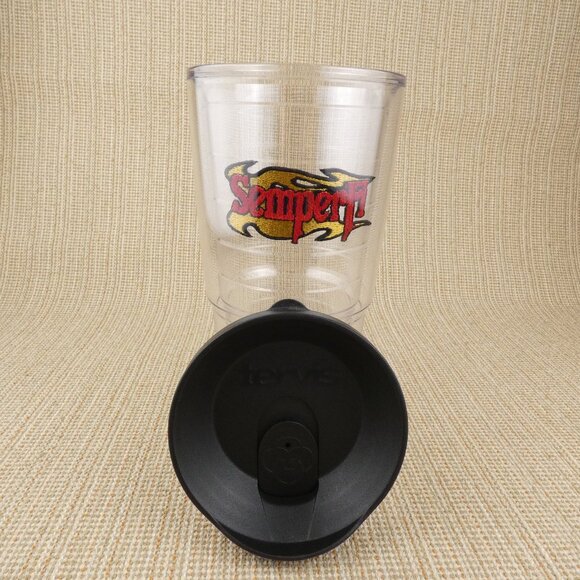 Tervis United States Marine Corps (USMC) Semper Fi Travel Cup Black Lid 24 oz - Picture 11 of 15